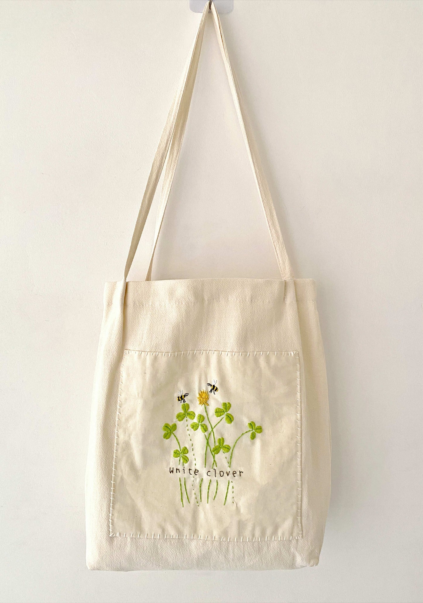 DIY Embroidery Art Linen Shoulder Bag As Unique Gift Idea For Creative Women
