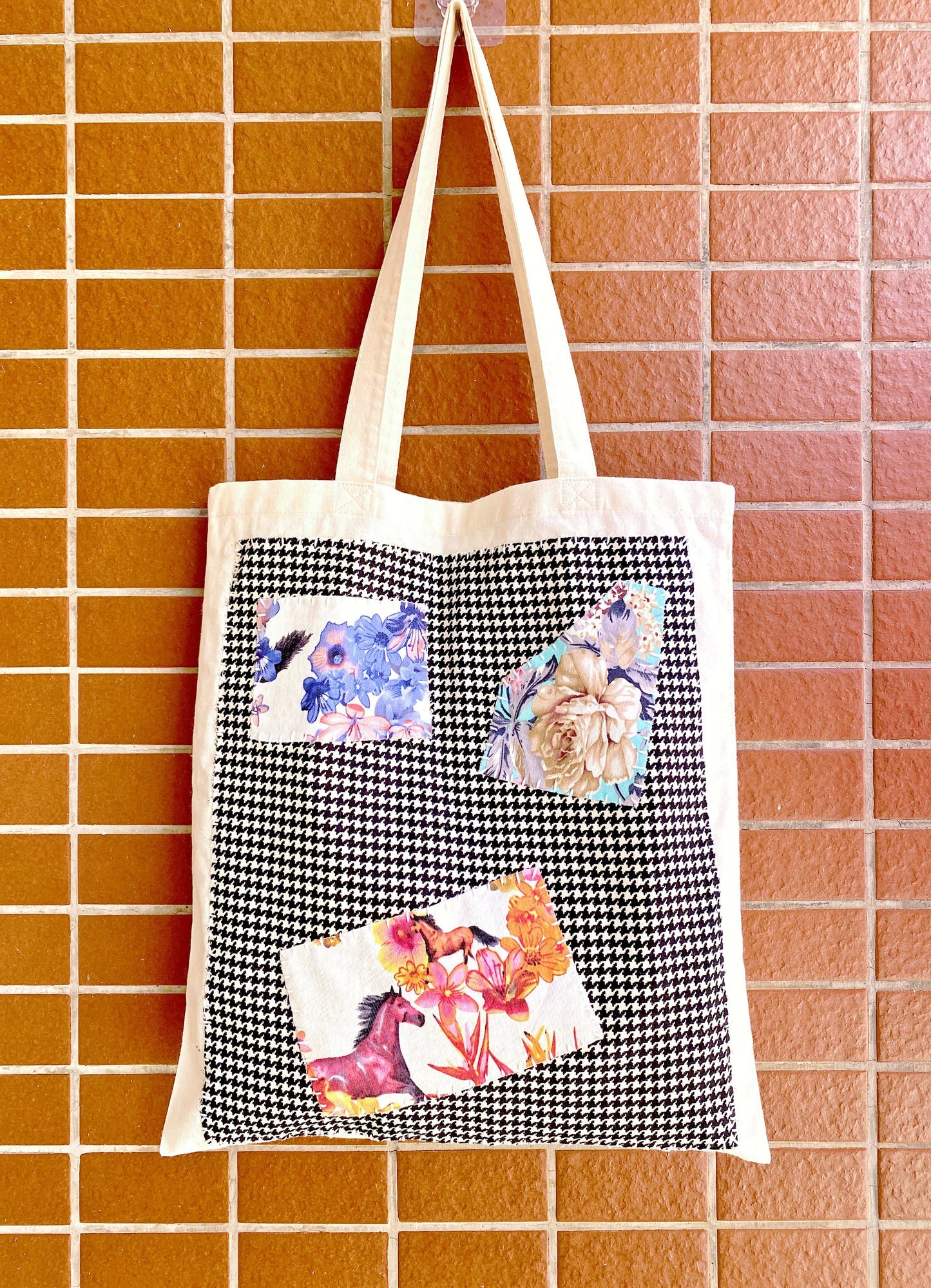 Unique eco-friendly shoulder bag for women who love handmade crafts