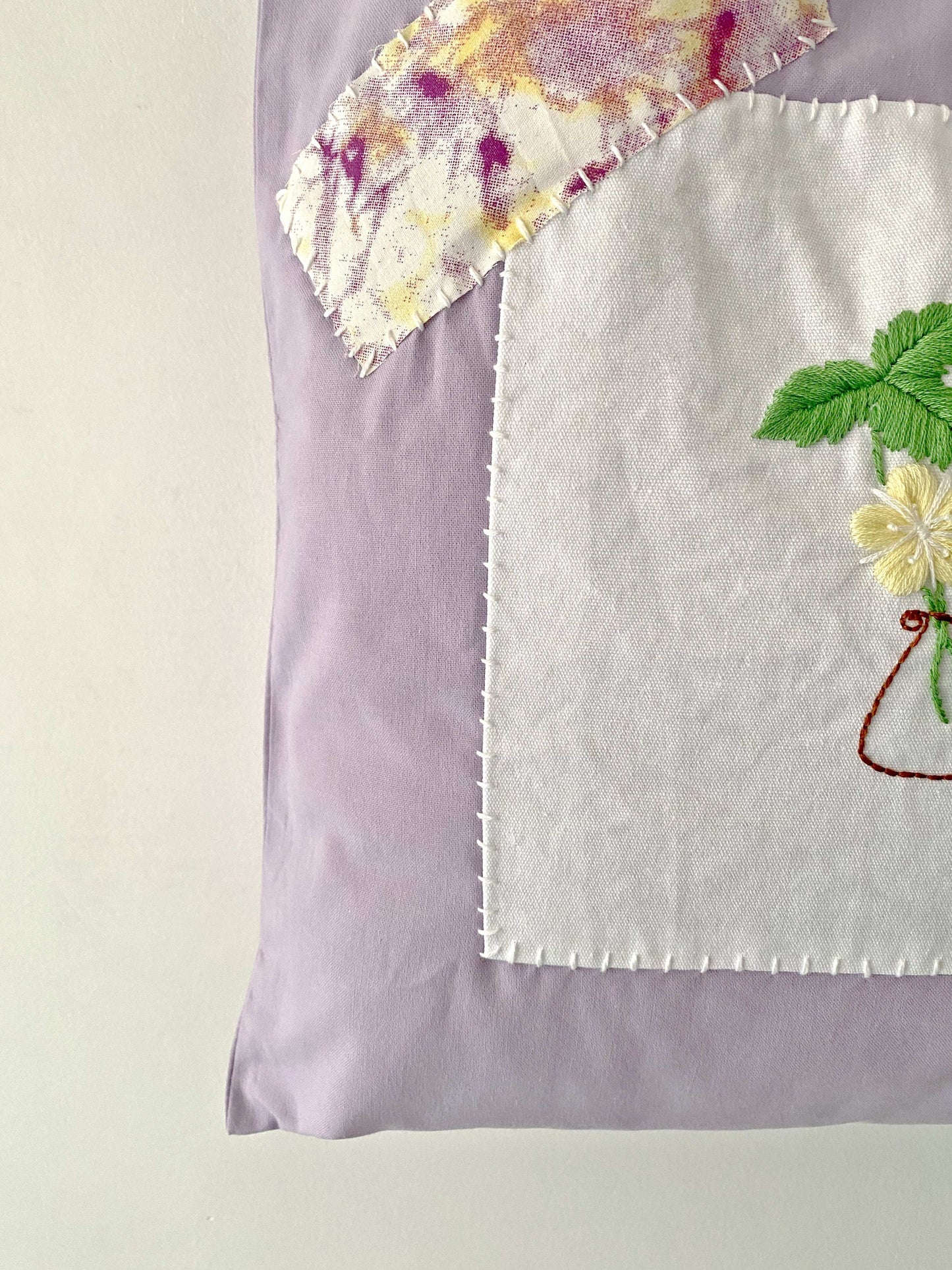 Soft Cotton Handmade Tote Bag with Personalized Embroidered Patterns for Gifts