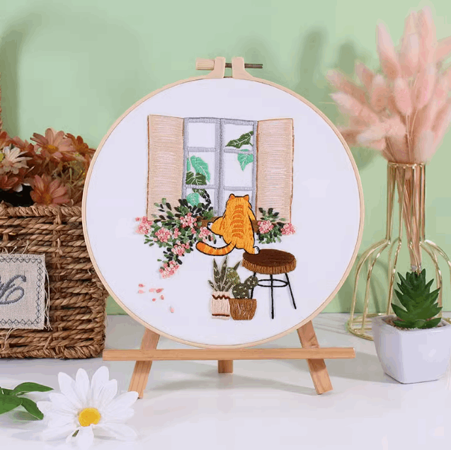 Elegant DIY Embroidery Patch For Crafting Unique Gifts