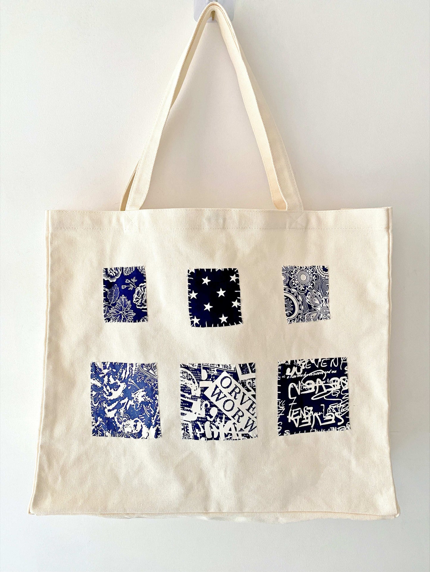 Unique Handmade Patchwork Tote For Art Lovers