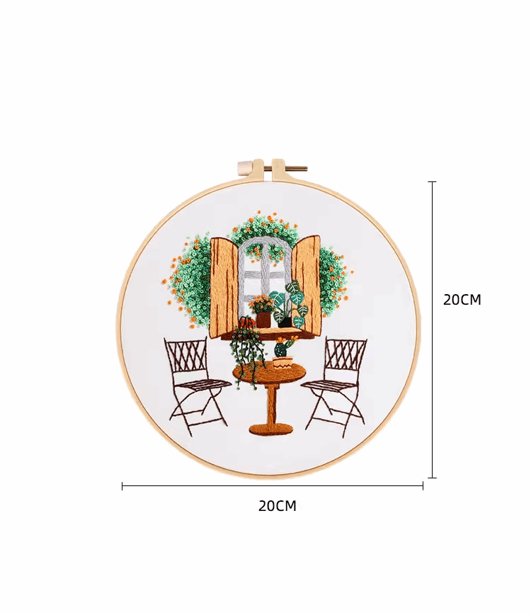 Mini Embroidery Appliques For Scrapbooking And Journals