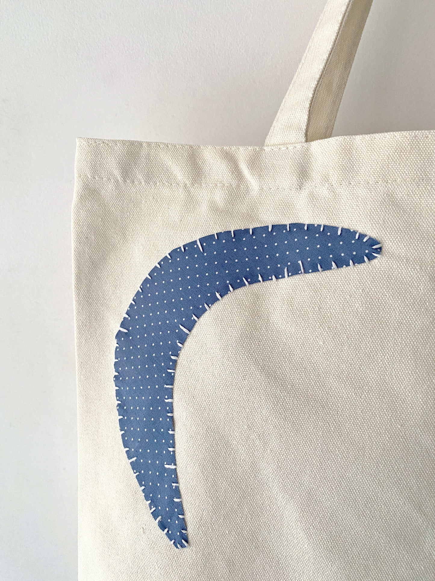 DIY Handmade Patchwork Canvas Bag for Shopping, Strolling and Travel