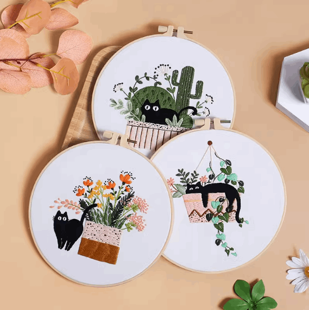 DIY embroidery patches for clothing embellishment
