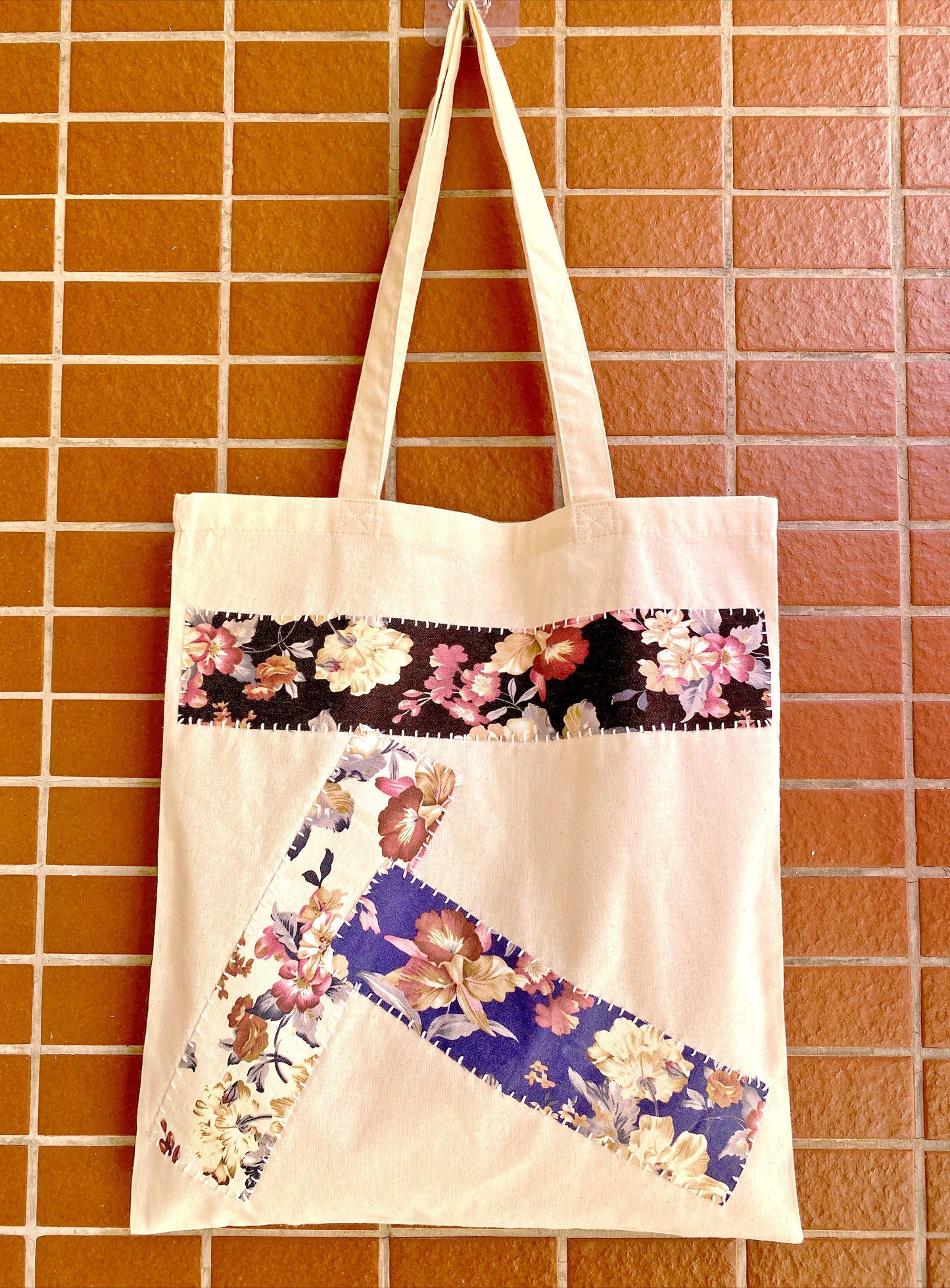 Where to buy ethical patchwork tote bags with custom designs