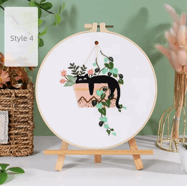 Fine art embroidery patches for fashion designers