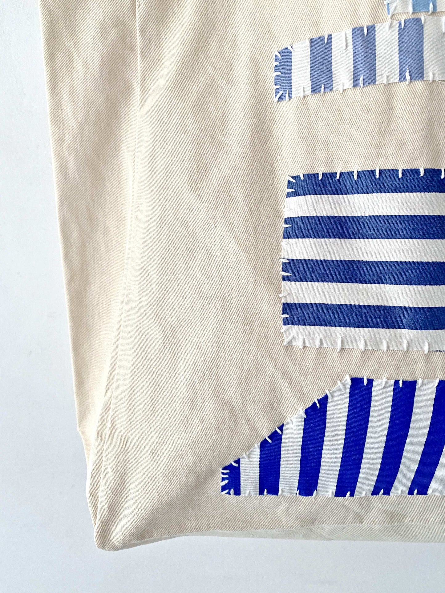 Sustainable Handmade Patchwork Tote Bag for Eco-Conscious Shoppers
