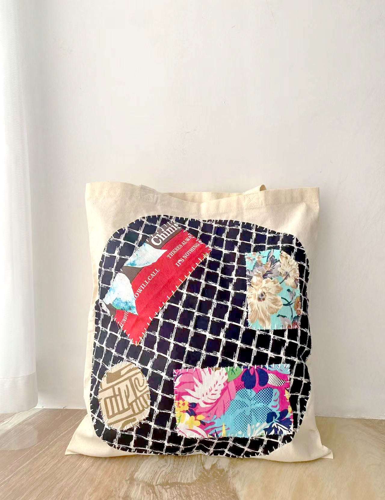 Durable and Eco-Friendly Handmade Cotton Canvas Shoulder Bag for Travel and Shopping