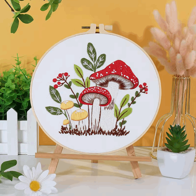 DIY Handcrafted Embroidery Patch For Wall Ornaments