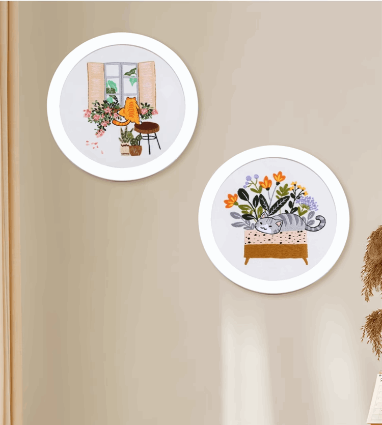 Creative DIY Embroidery Patch For Wall Art Projects