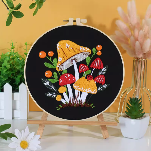 Rustic Handmade Embroidery Patch For DIY Bags