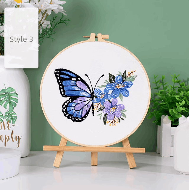 Handmade Embroidery Patch for Tote Bag Decoration Projects