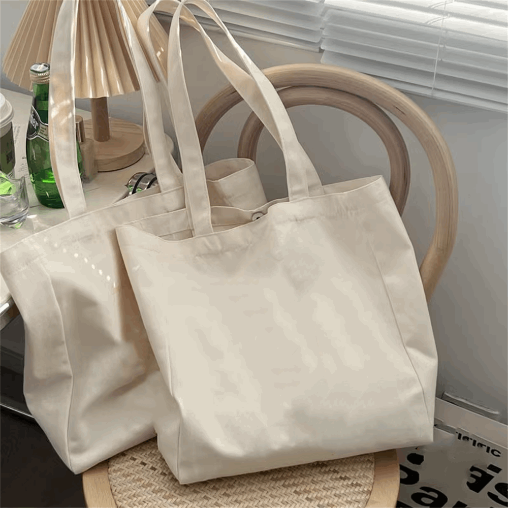 Artisan Eco-Friendly Patchwork Canvas Shopping Bag