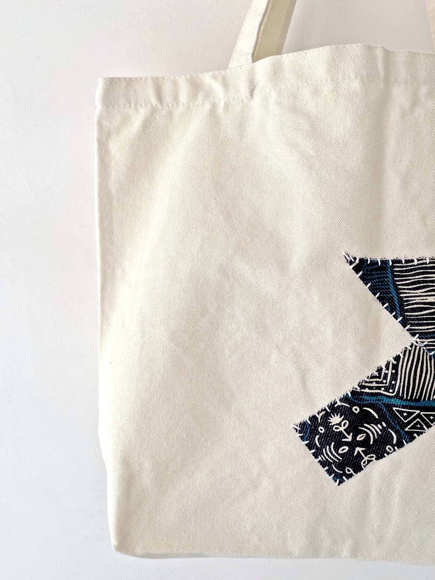 Handmade DIY Patchwork Canvas Bag for Fashion Lovers Seeking Unique and Eco-Friendly Gifts
