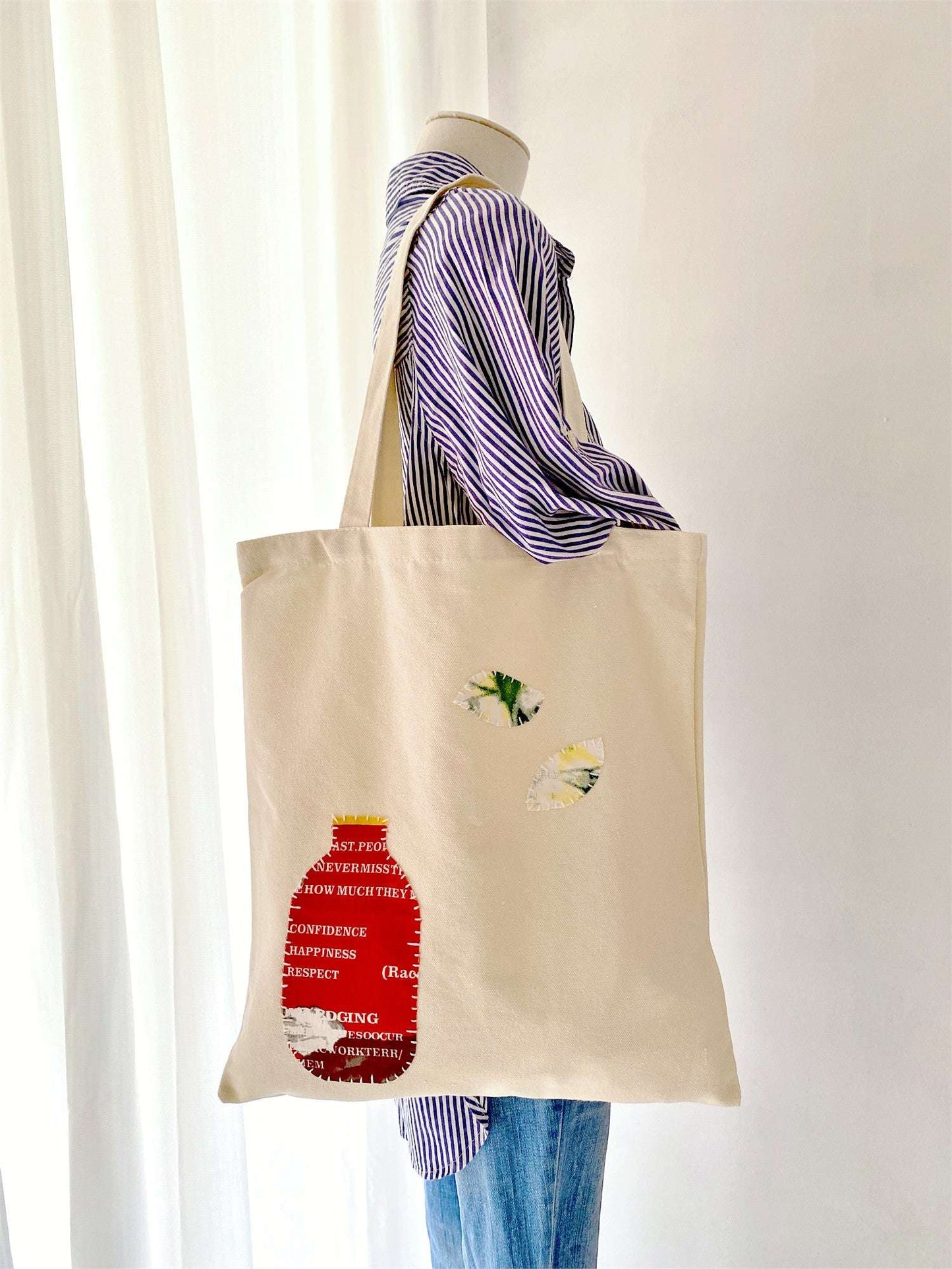 ethical fashion shoulder tote with handmade patchwork for women seeking unique accessories