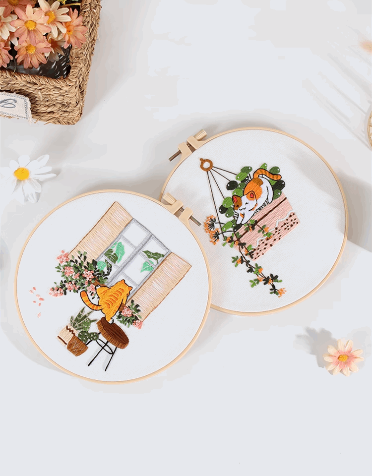 Custom Cat Embroidery Patch For Gift Decoration