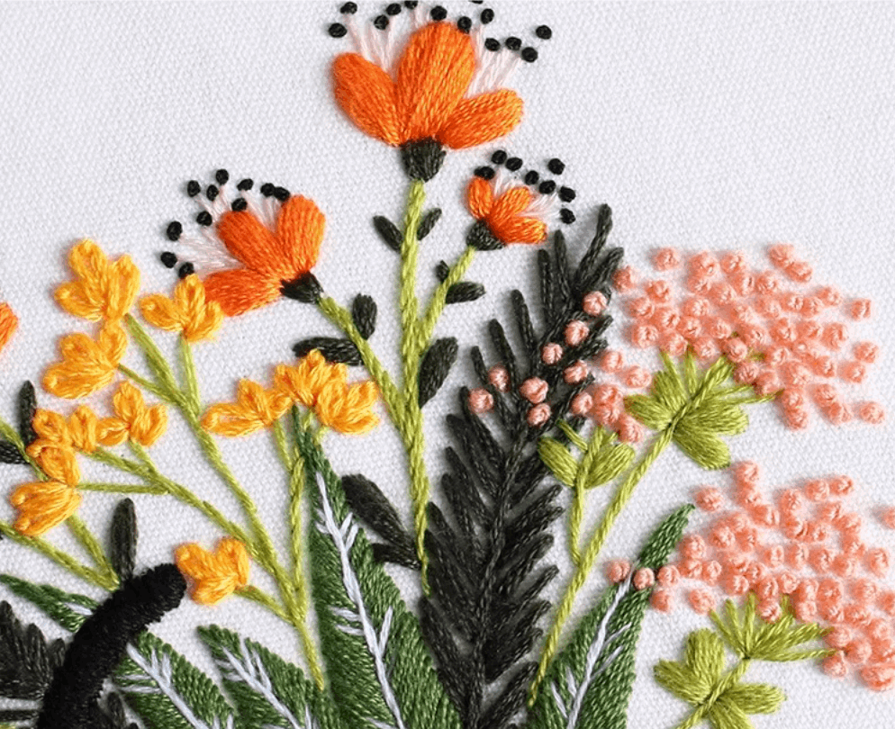 Personalized cat-themed embroidery art for home decor