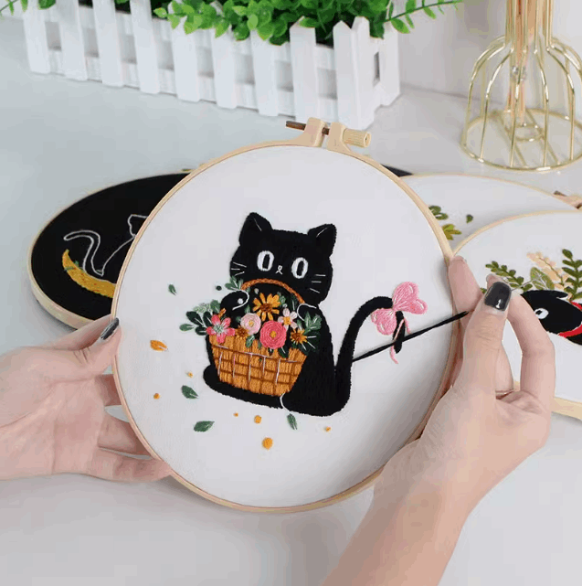 Custom needlework patch for personalized sewing projects