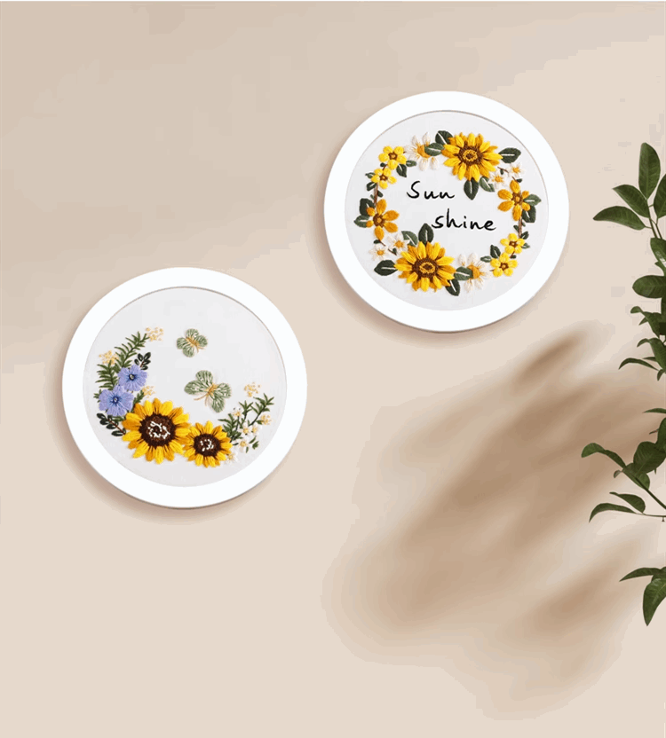 Customizable Hand Stitched Embroidery For Creative Crafts