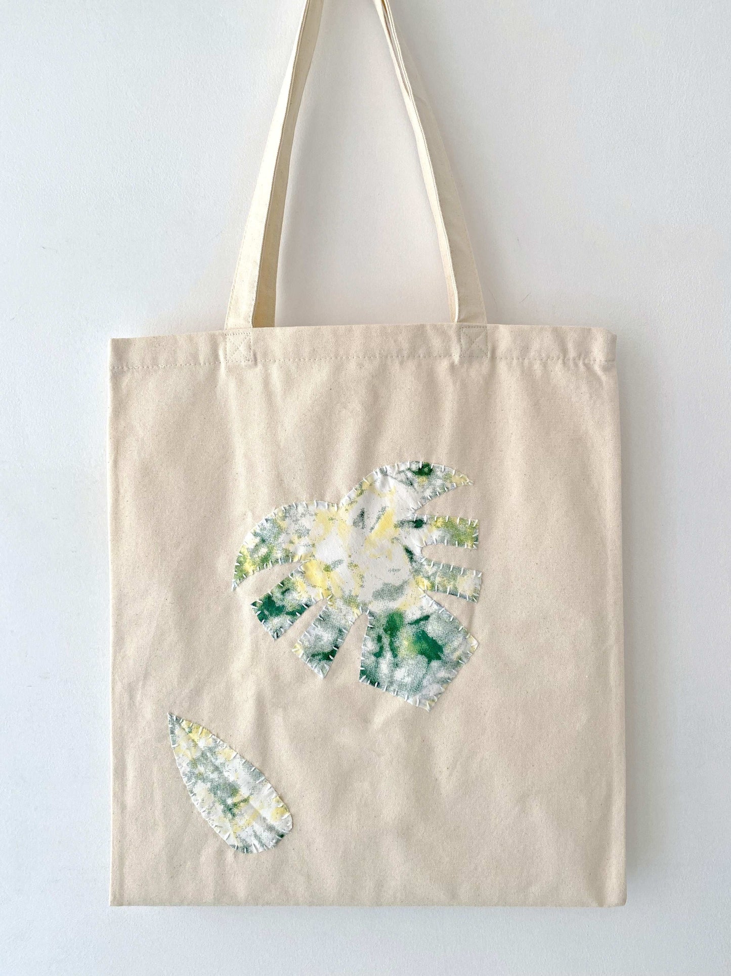 Handcrafted Cotton Tote Bag With Quilted Heart Pattern For Daily Errands