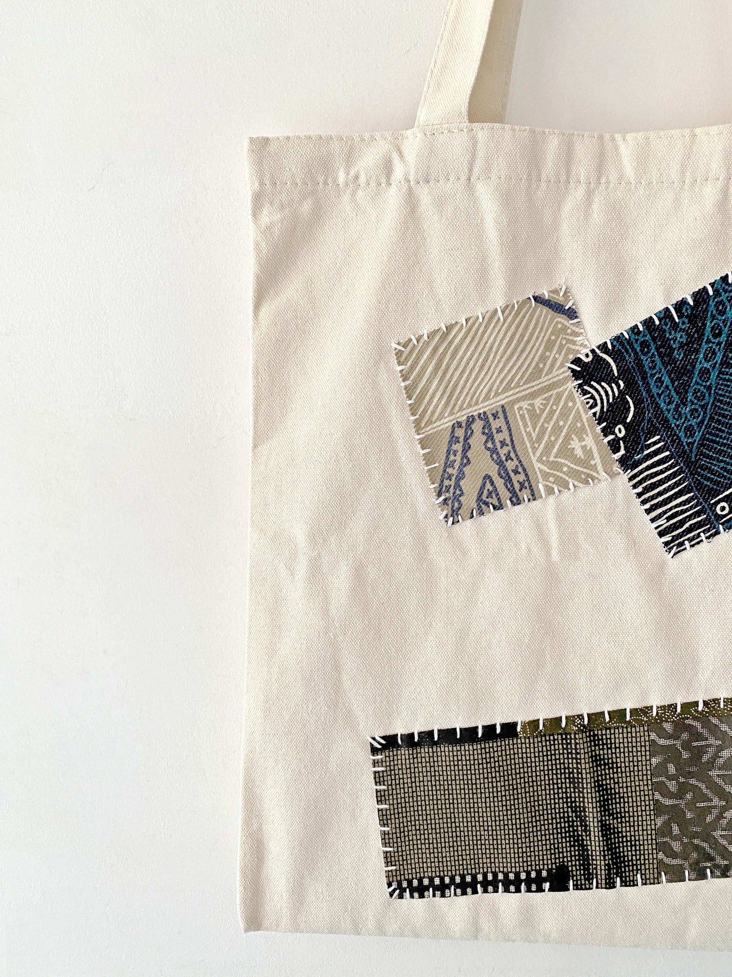 French countryside-style quilted eco tote