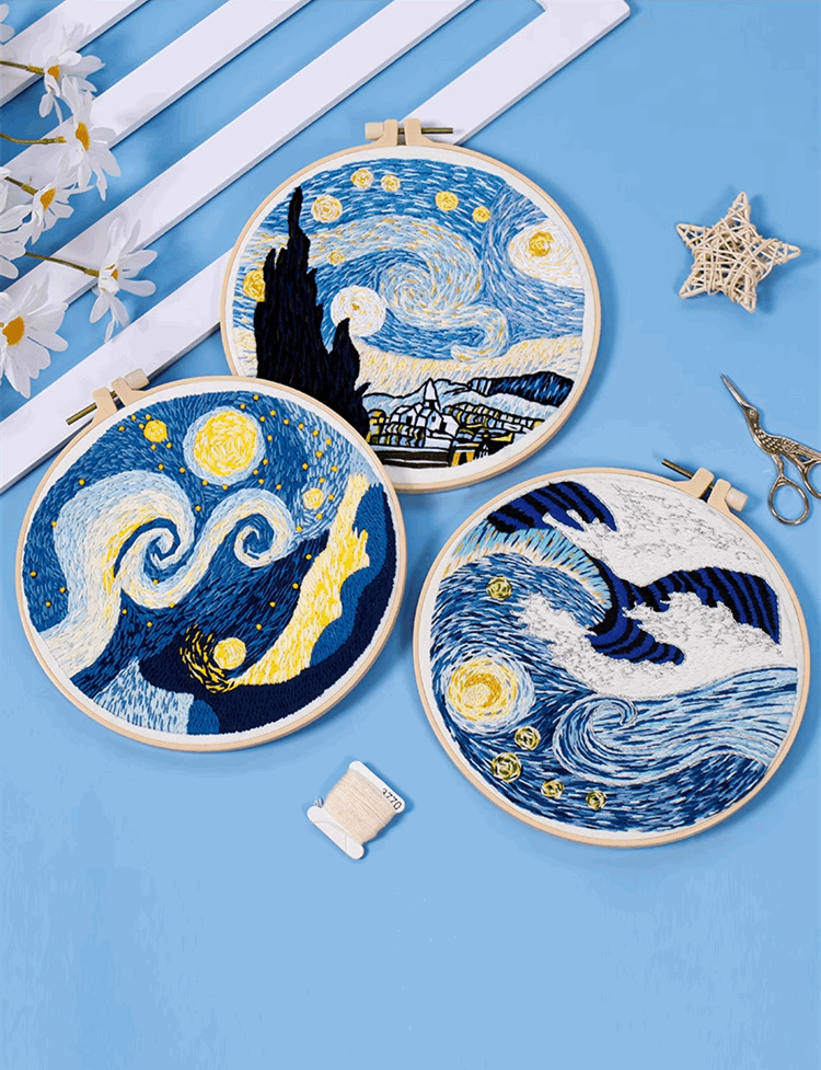Unique Handcrafted Embroidery Patch For Wall Art And Home Decor