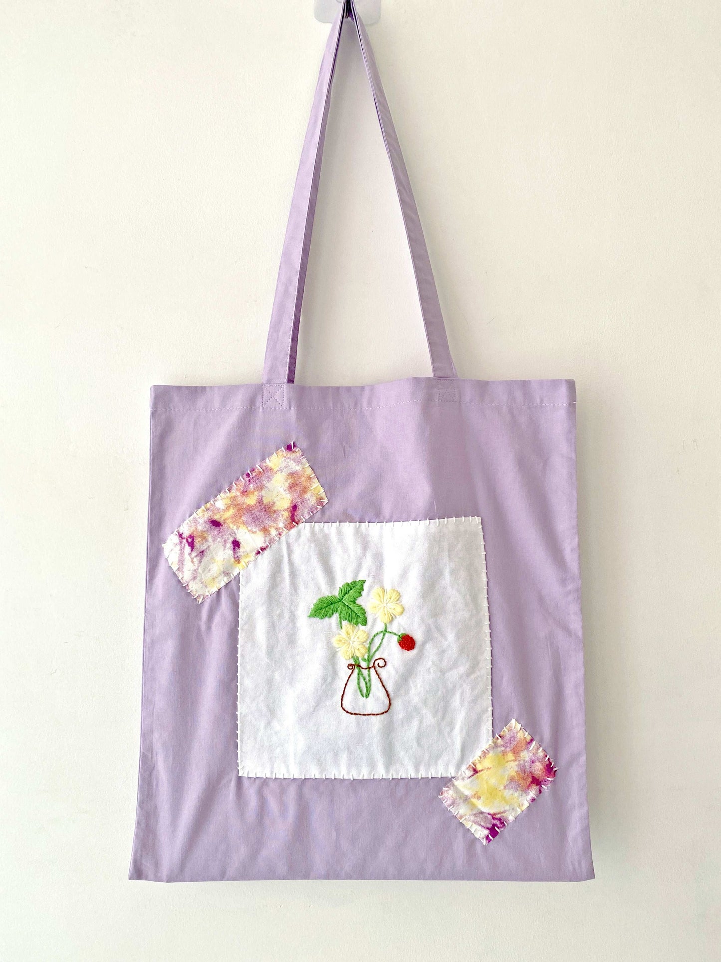 Slow Fashion Embroidered Cotton Shoulder Bag