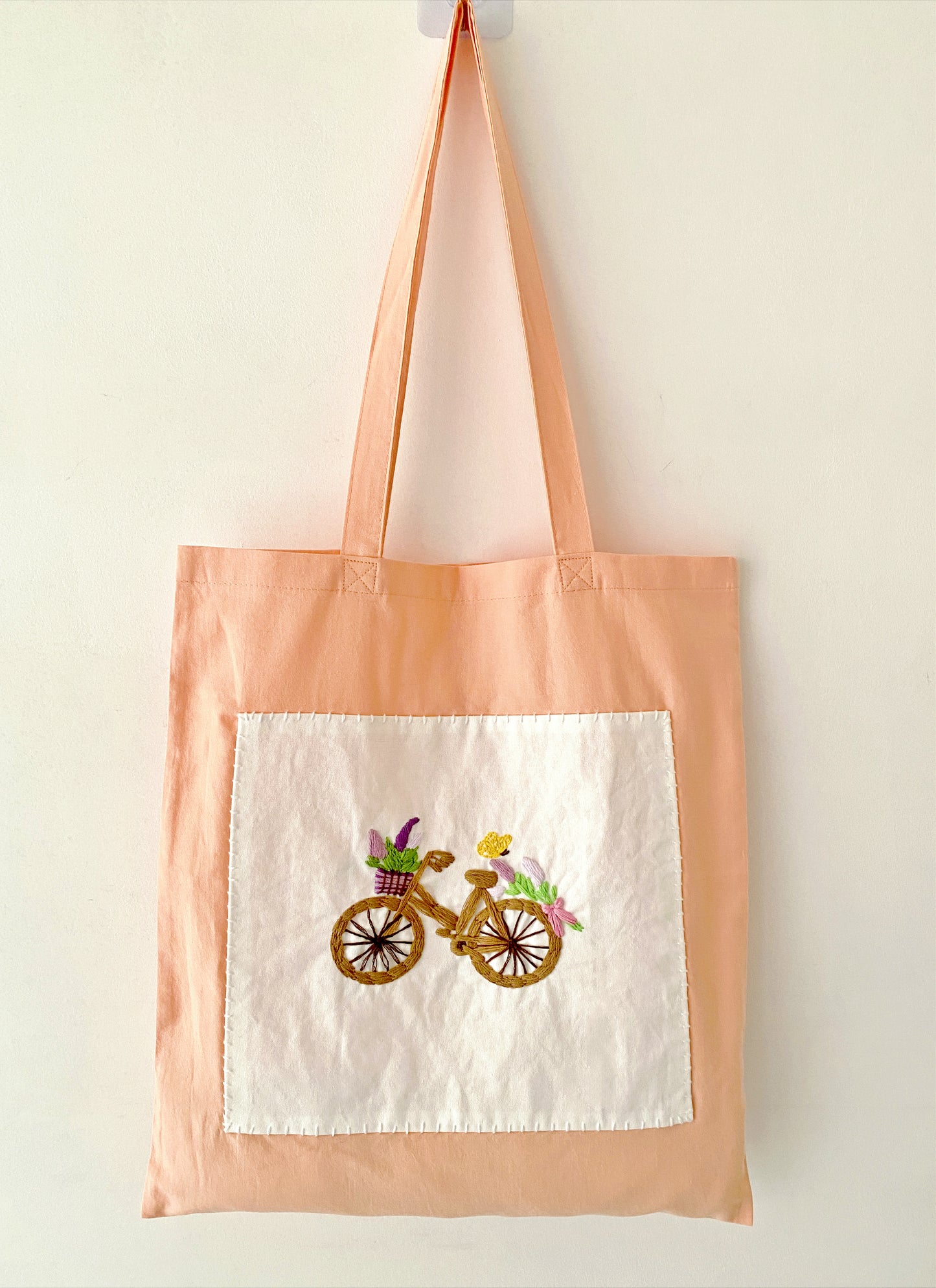 Best reusable cotton DIY embroidered bag for sustainable lifestyle