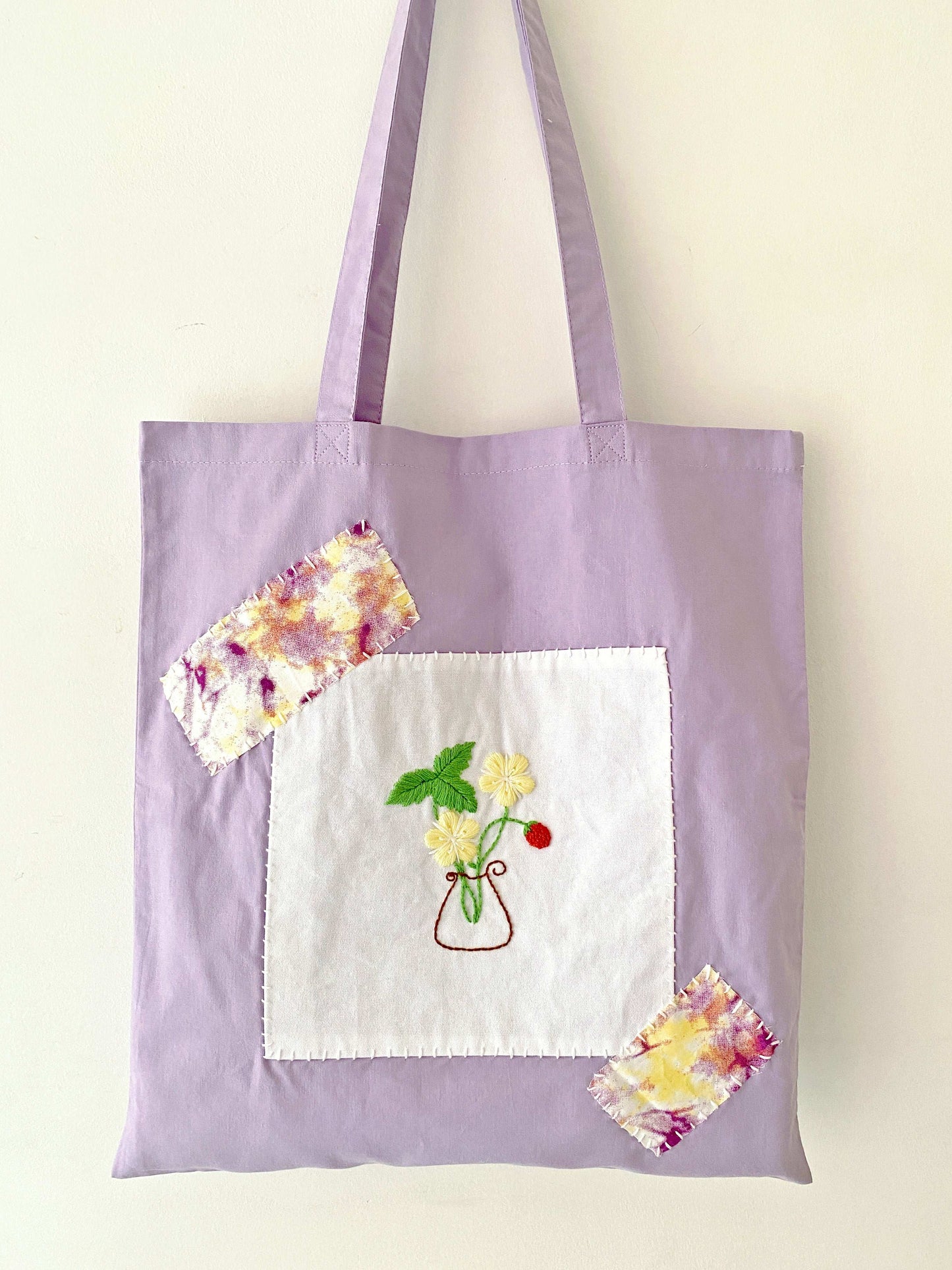 Special embroidered cotton tote bag as a thoughtful personalized gift