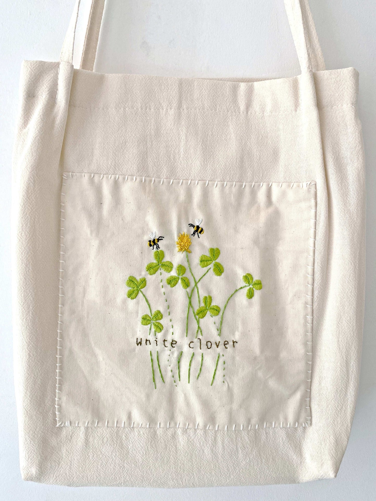 Elegant Handmade Embroidered Linen Purse For Women Who Love Slow Fashion