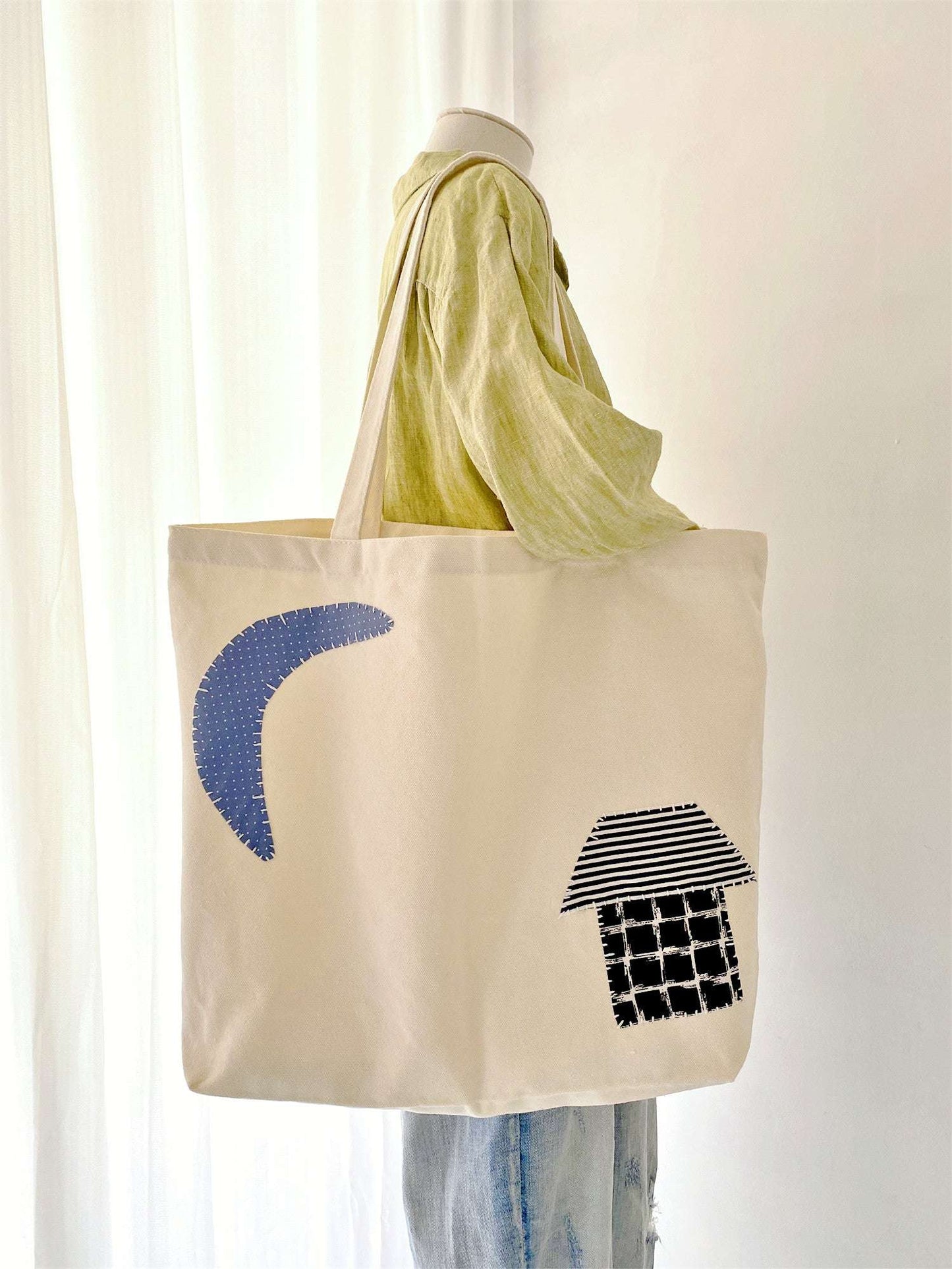 Sustainable Handmade Tote Bag Gift For Artistic And Creative Women