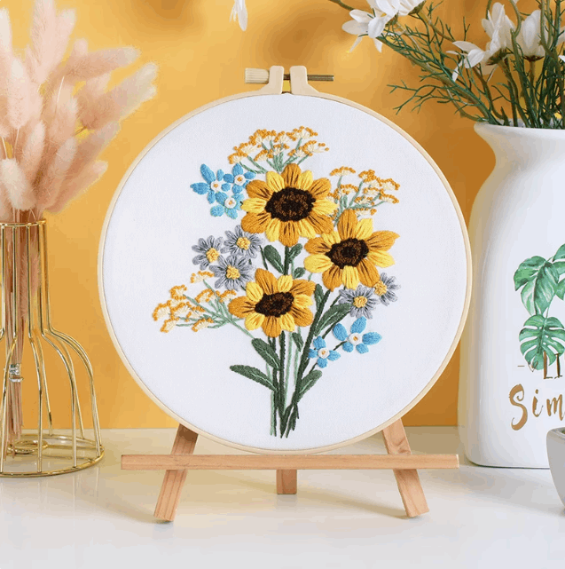 Handmade Embroidery Decoration For Rustic Wall Art