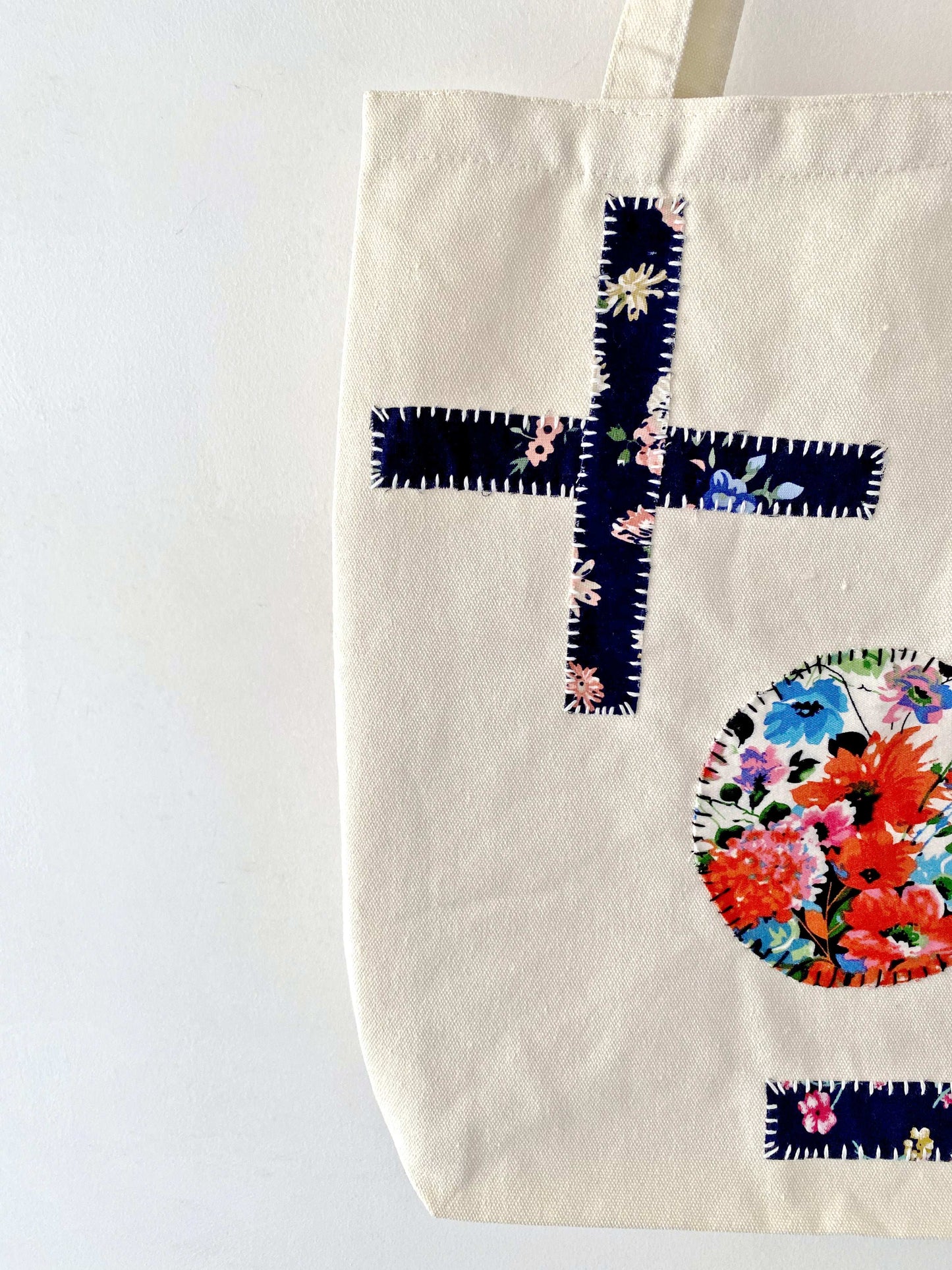 Personalized Patchwork Canvas Bag For Eco-Conscious Women