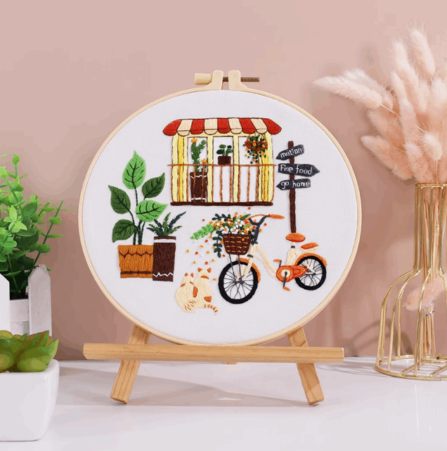 Handmade Floral Embroidery Patches For DIY Bags
