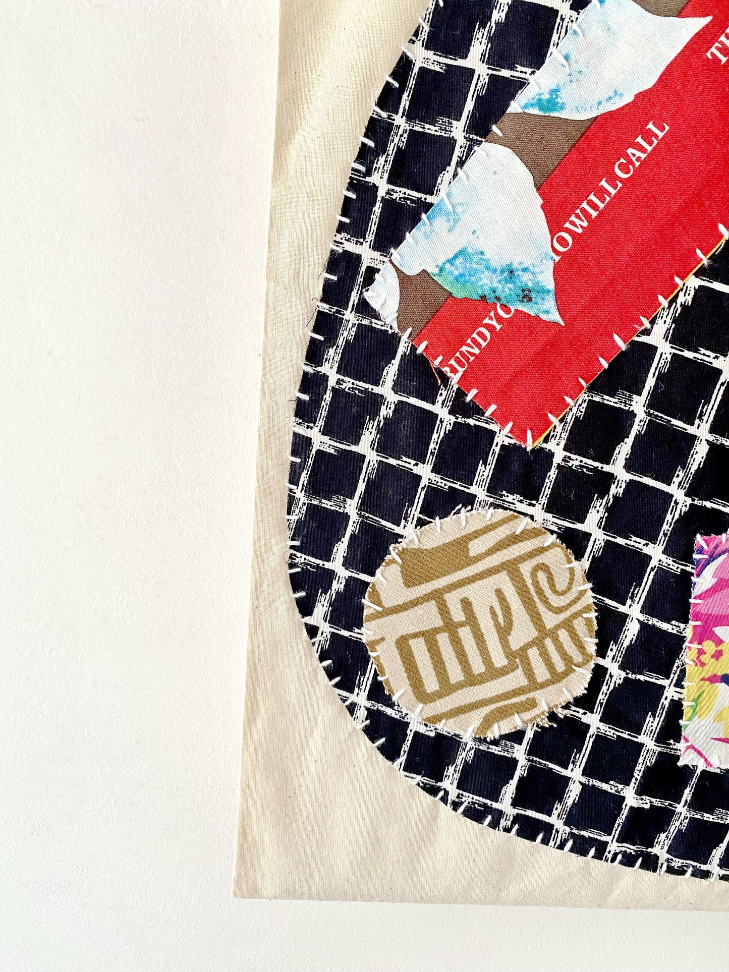 Handcrafted Vintage-Style Patchwork Tote Bag for Unique Gift Seekers