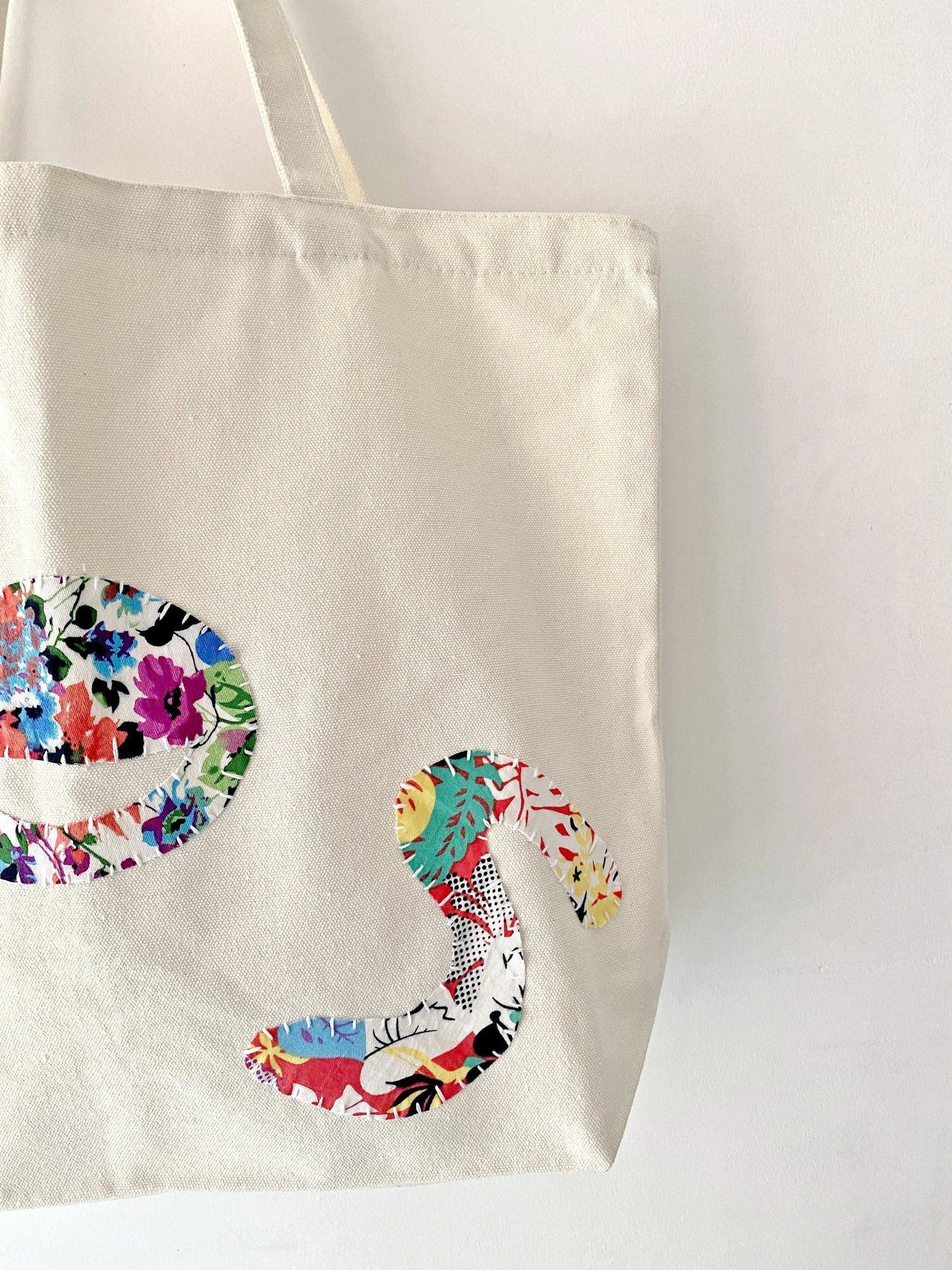 patchwork shopping bag for artsy girls
