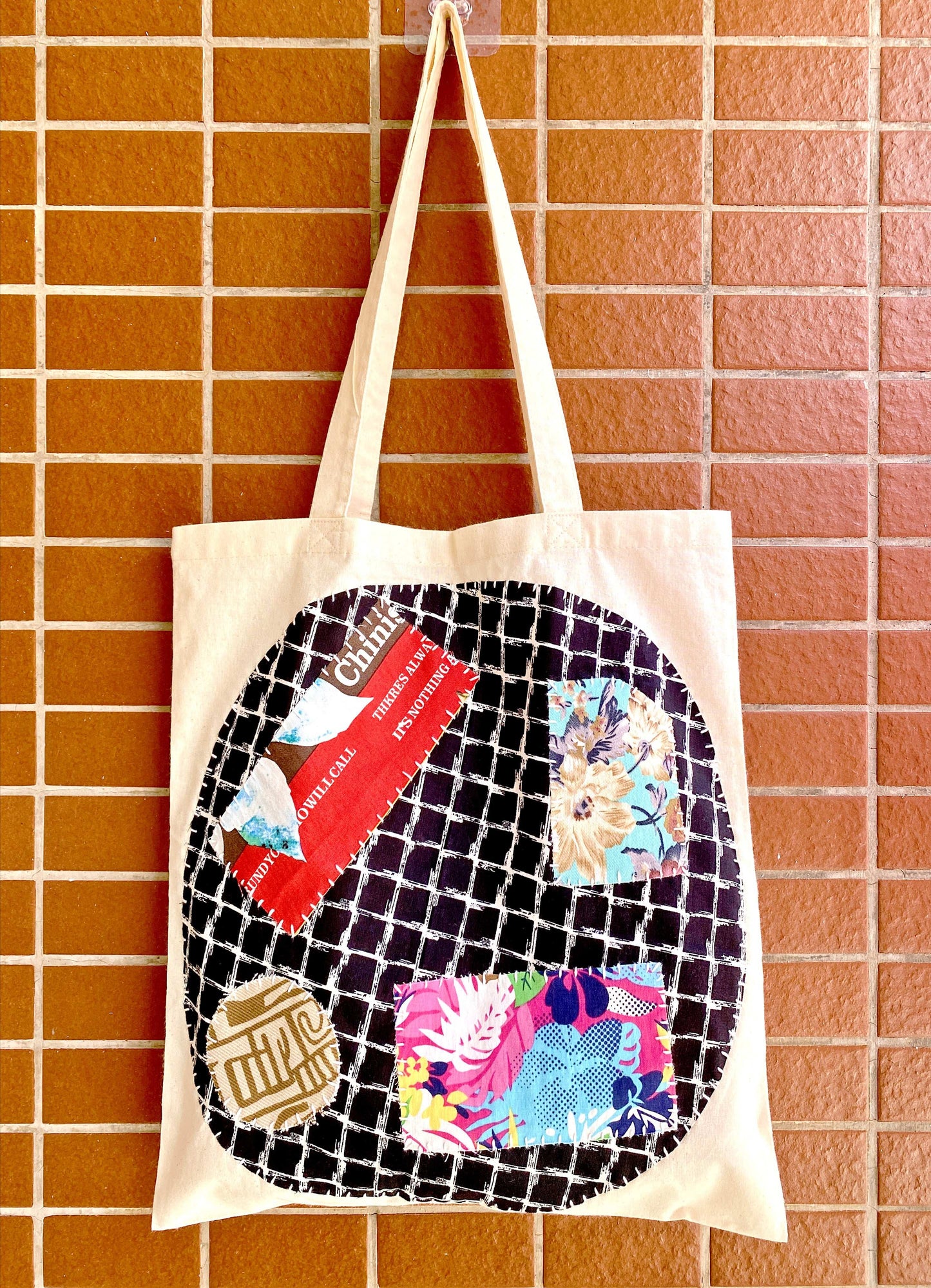 Sustainable fashion DIY patchwork bag for eco-conscious shoppers