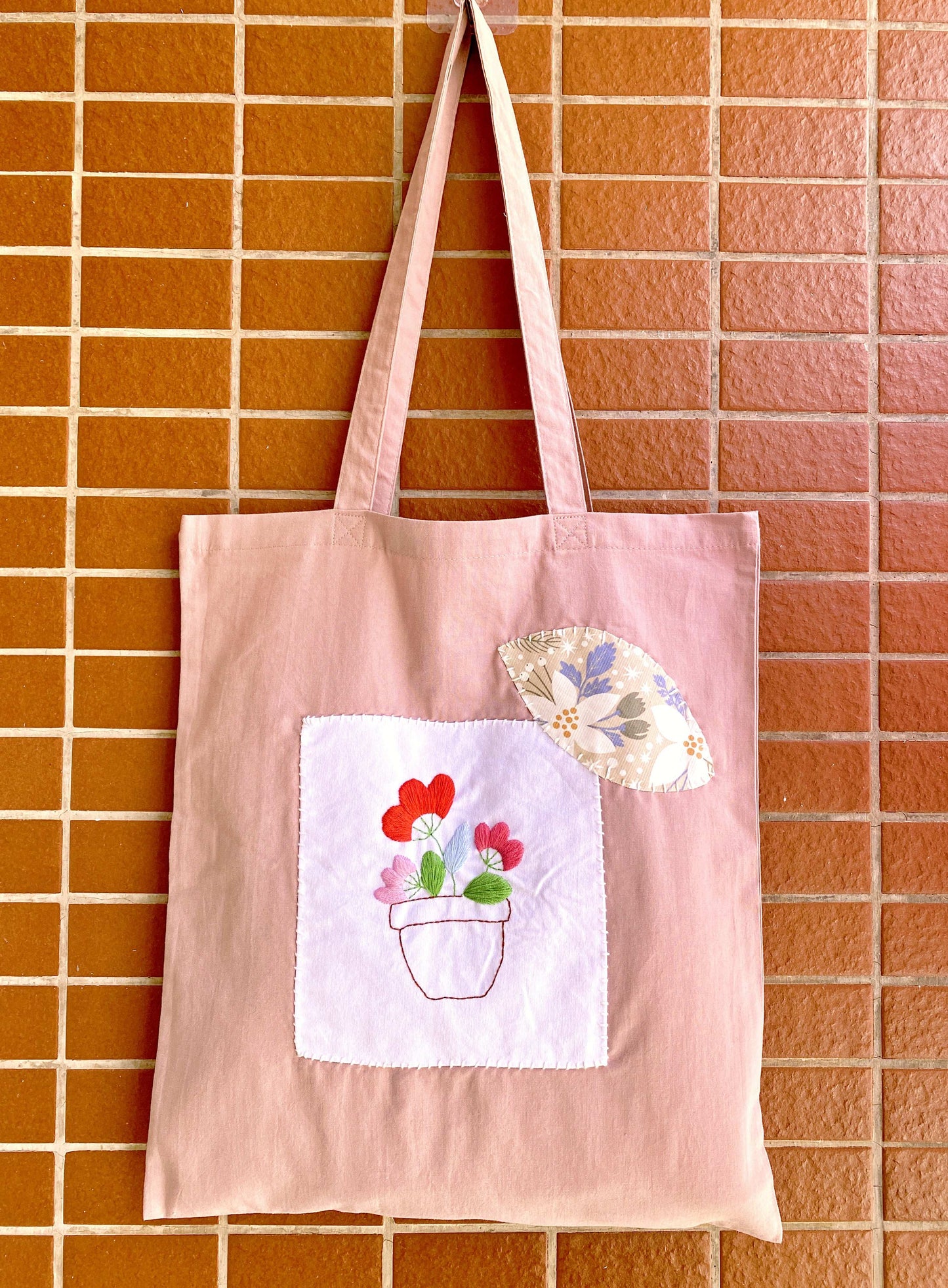 Special embroidered cotton tote bag as a thoughtful personalized gift