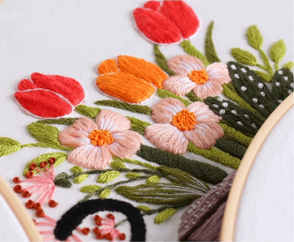 Small embroidery patches for DIY scrapbooking