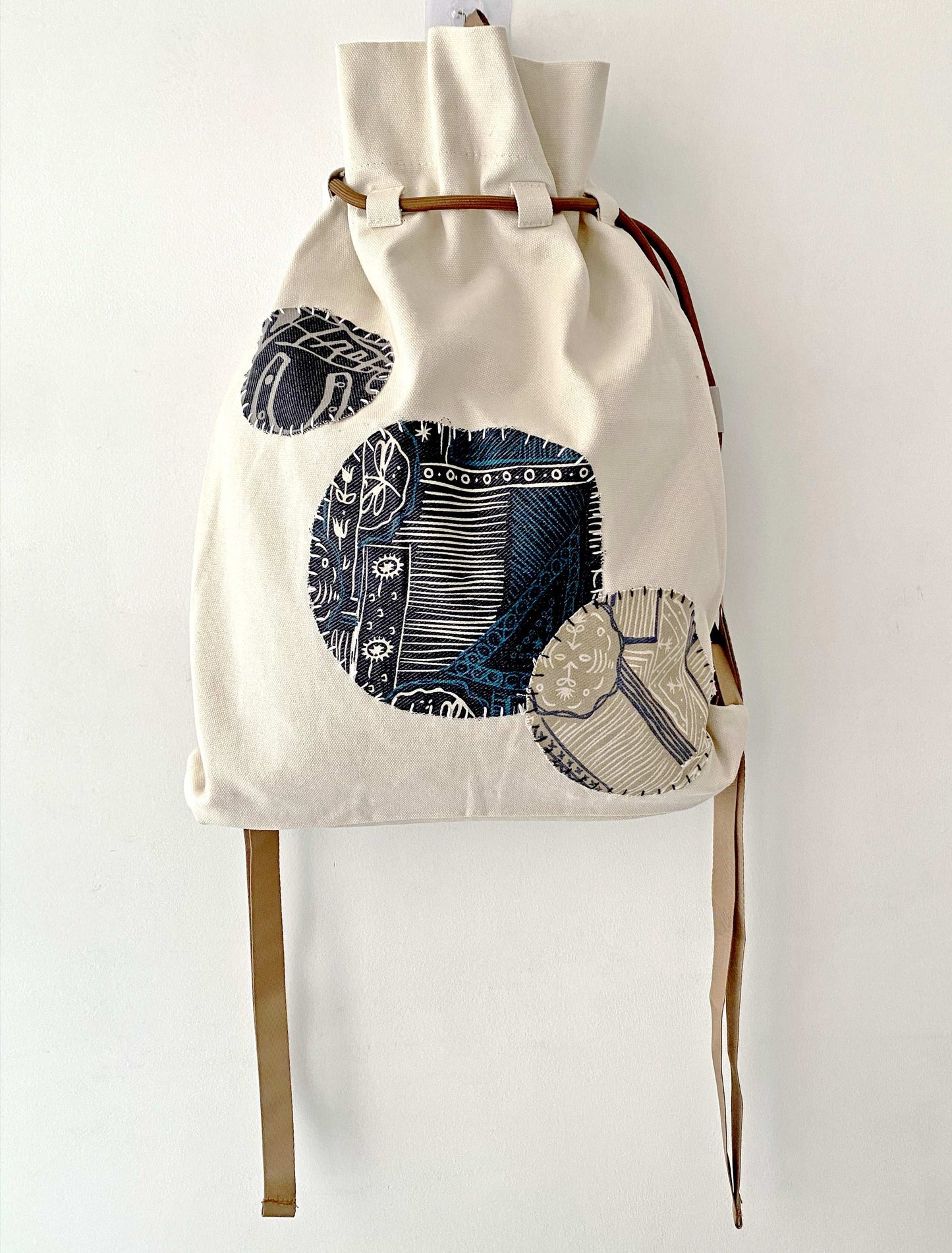 Stylish Handcrafted Canvas Backpack for Bohemian Travelers
