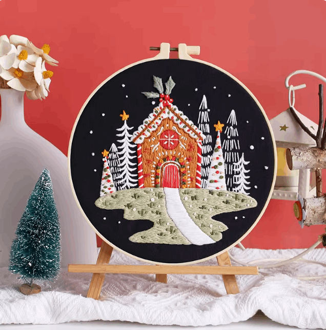 Embroidery Patch For Handmade Christmas Decor And Gifts