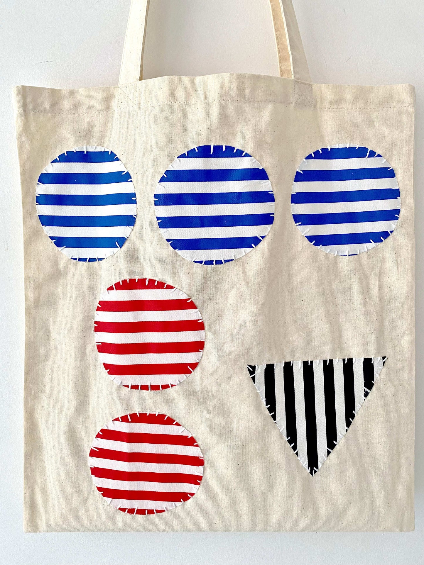 Minimalist Handmade Patchwork Cotton Bag