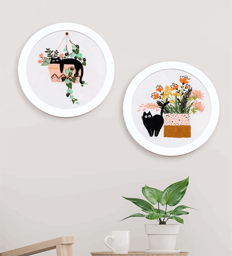 Luxury Vintage Embroidery Patterns For Wall Art
