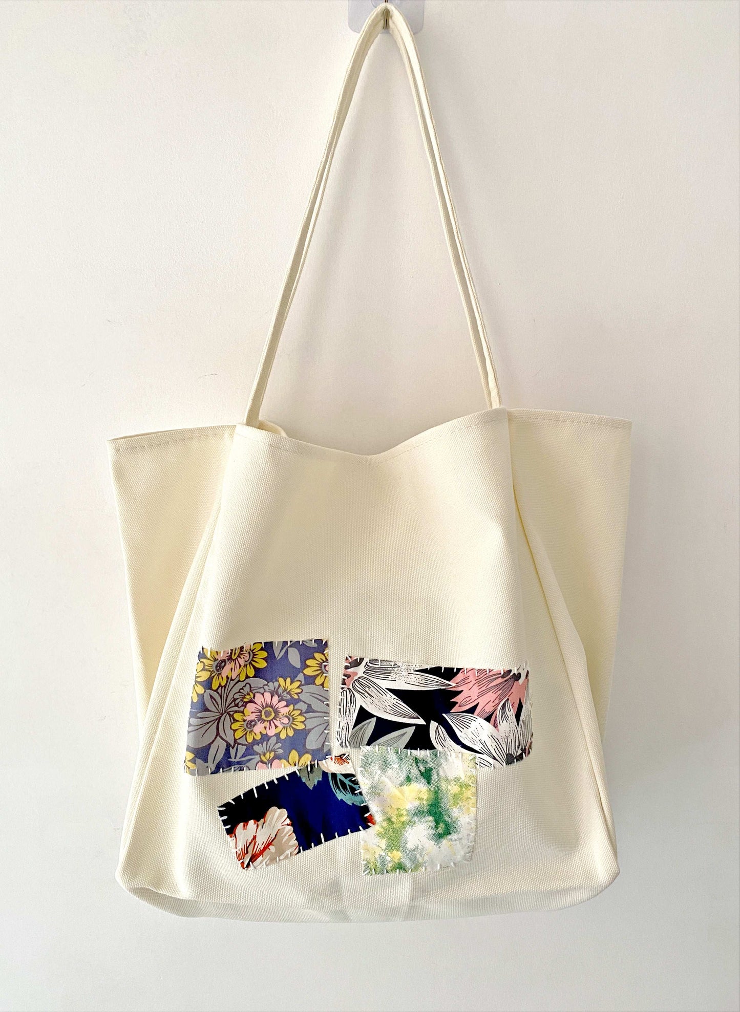Slow Fashion Patchwork Tote Bag for Artistic Souls