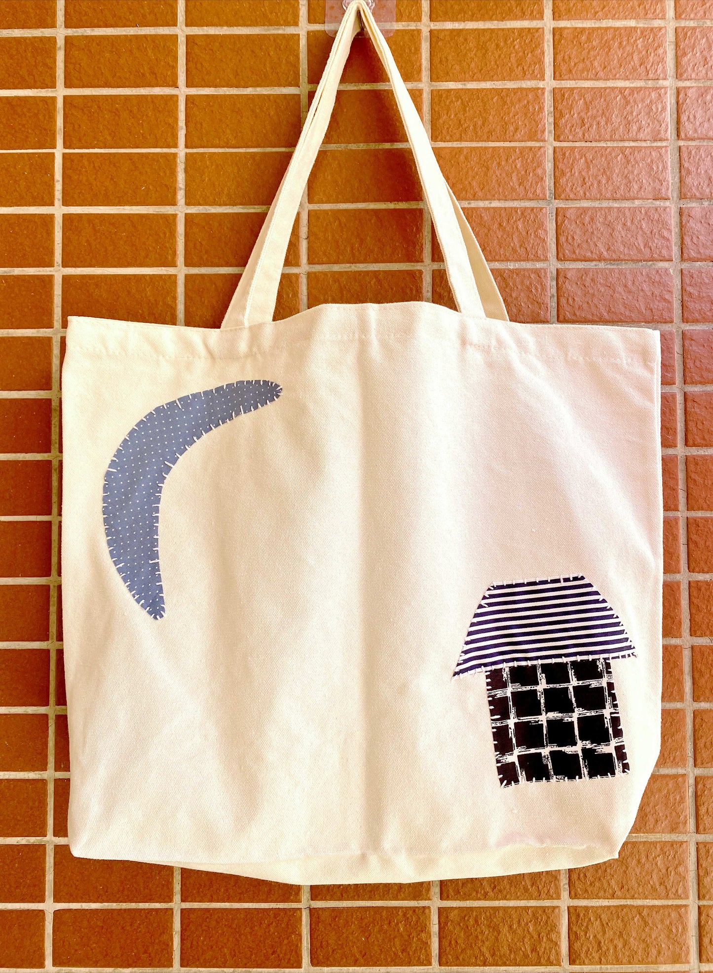 French-Inspired Hand-Stitched Tote Bag Sustainable Fashion