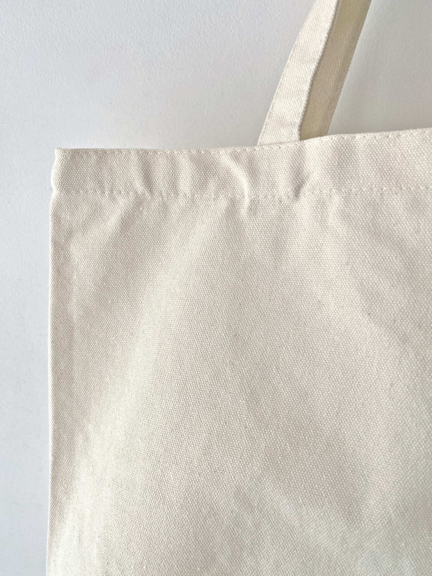 Durable Large-Capacity Canvas Tote Bag with Custom DIY Hand-Stitched Patchwork for Daily Use