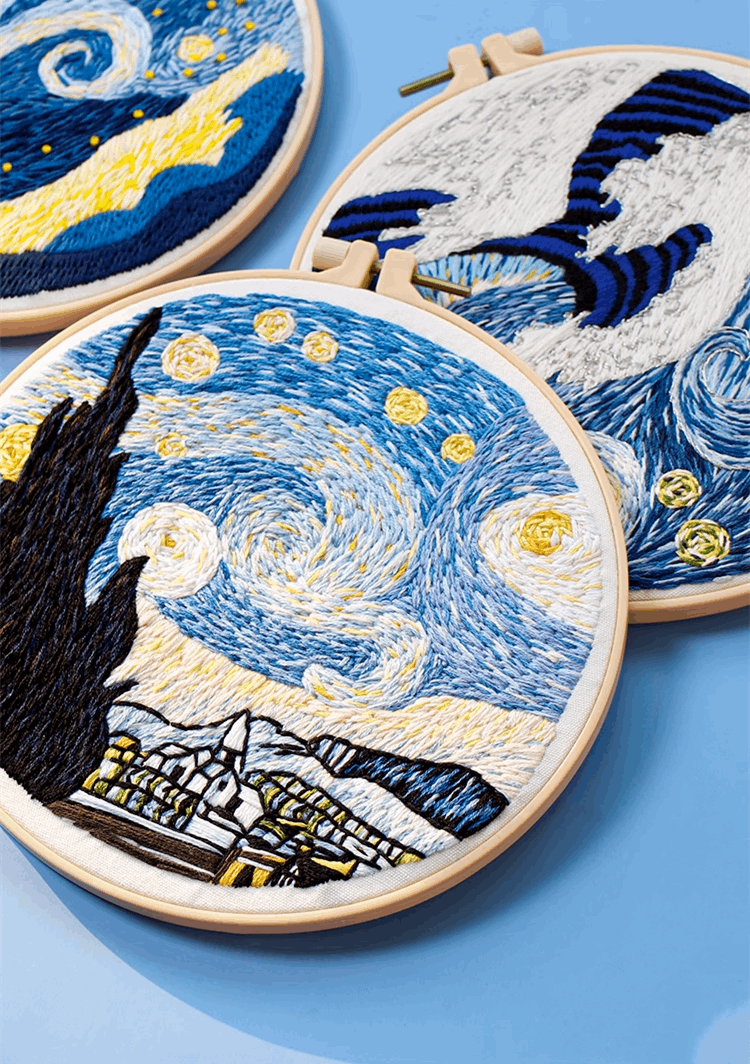 Custom Galaxy Embroidery Patch For Unique Wall Decorations