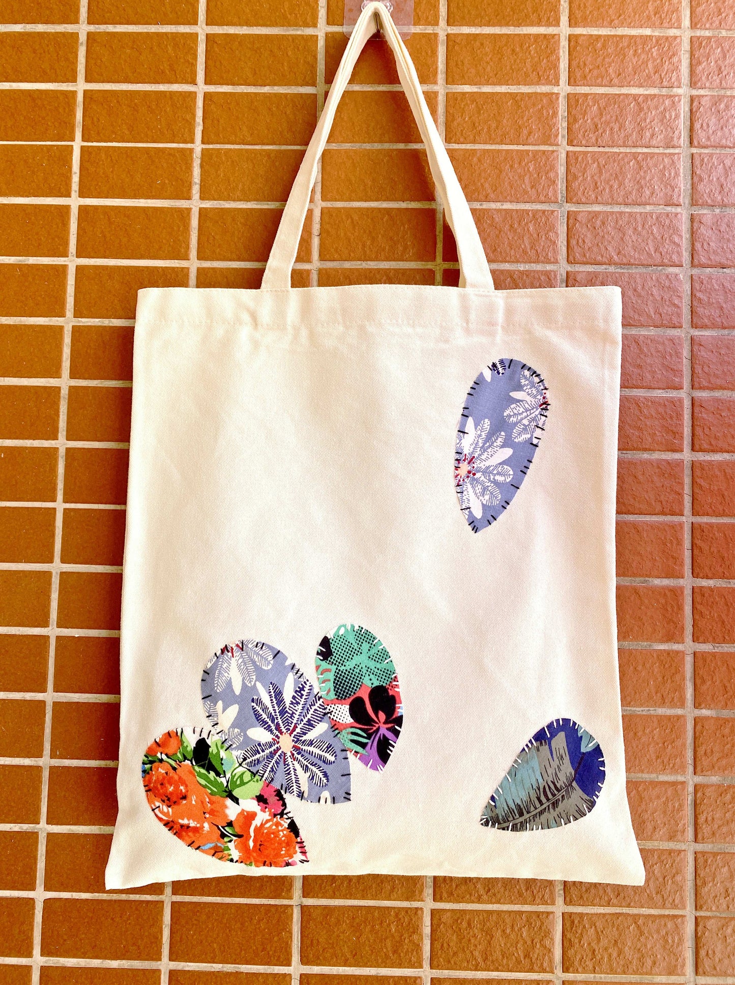 Creative boho chic patchwork tote bag for eco-friendly lifestyle