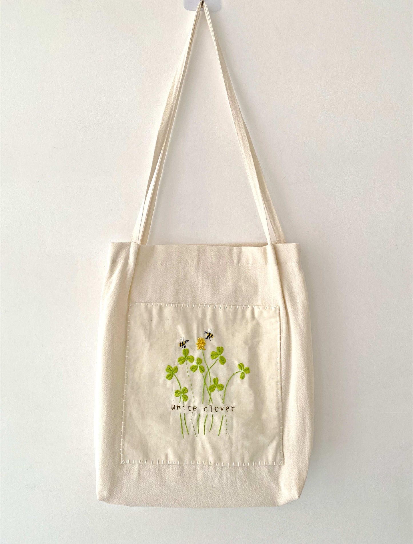 Unique Slow Fashion Shoulder Bag With Delicate DIY Hand Embroidery
