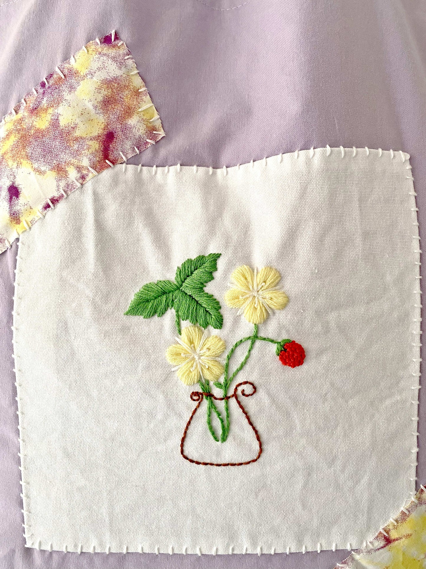 Large Capacity Sustainable Patchwork Bag